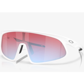 Oakley RSLV Sunglasses Matte White Frame Prizm Snow Sapphire Lenses
