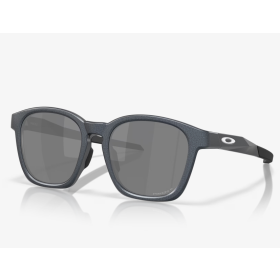 Oakley Shackle Sunglasses Blue Steel Frame Prizm Black Lenses