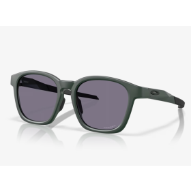 Oakley Shackle Sunglasses Matte Hunter Green Frame Prizm Grey Lenses
