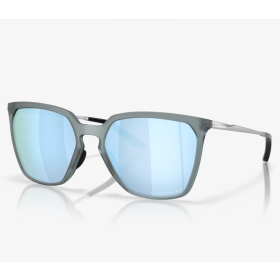 Oakley Sielo SQ Sunglasses Matte Crystal Black Frame Prizm Deep Water Polarized Lenses