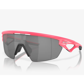 Oakley Sphaera Sunglasses Matte Neon Pink Frame Prizm Black Lenses