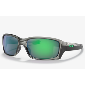 Oakley Straightlink Sunglasses Grey Ink Frame Prizm Jade Lenses