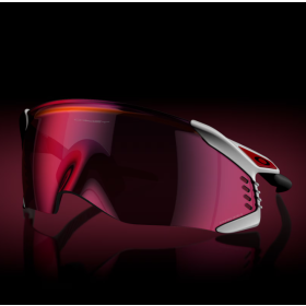 Oakley Velo Kato Sunglasses Matte White Frame Prizm Road Lenses