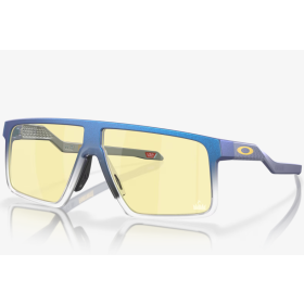 Oakley X Fortnite Helux Sunglasses Matte Cyan Blue Clear Shift Frame Prizm Gaming 2.0 Lenses