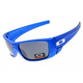 Oakley Fuel Cell sunglasses polished blue frame gray lens