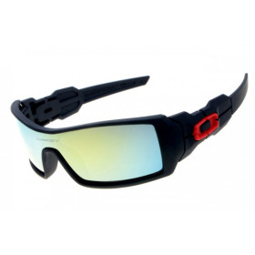 Oakley Oil Rig sunglasses matte black / jade iridium