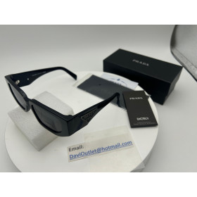 Prada Black Symbole rectangle-frame Sunglasses 