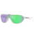 Oakley CMDN Sunglasses Matte Clear Frame Prizm Road Jade Lenses