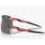 Oakley Encoder Strike Sunglasses Matte Red/Gold Colorshift Frame Prizm Black Lenses