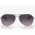 Oakley Feedback Sunglasses Polished Chrome Frame Prizm Grey Gradient Lenses