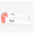 Oakley Gascan Sunglasses Matte Clear Frame Prizm Peach Lenses