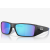 Oakley Heliostat Sunglasses Matte Black Frame Prizm Sapphire Polarized Lenses