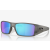 Oakley Heliostat Sunglasses Matte Grey Smoke Frame Prizm Sapphire Polarized Lenses