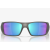 Oakley Heliostat Sunglasses Matte Grey Smoke Frame Prizm Sapphire Polarized Lenses