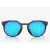 Oakley HSTN Sunglasses Matte Black Frame Prizm Sapphire Polarized Lenses