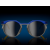 Oakley HSTN Sunglasses Transparent Crystal Blue Frame Prizm Black Lenses
