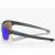 Oakley Sliver Edge Sunglasses Steel Frame Sapphire Iridium Polarized Lenses