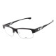 Oakley Men's Yarddog Ii Black Frame Transparent Lens Rectangular 55mm Glasses